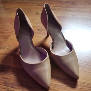 Essex Lane Nude Snake Pattern Heels Size 9M